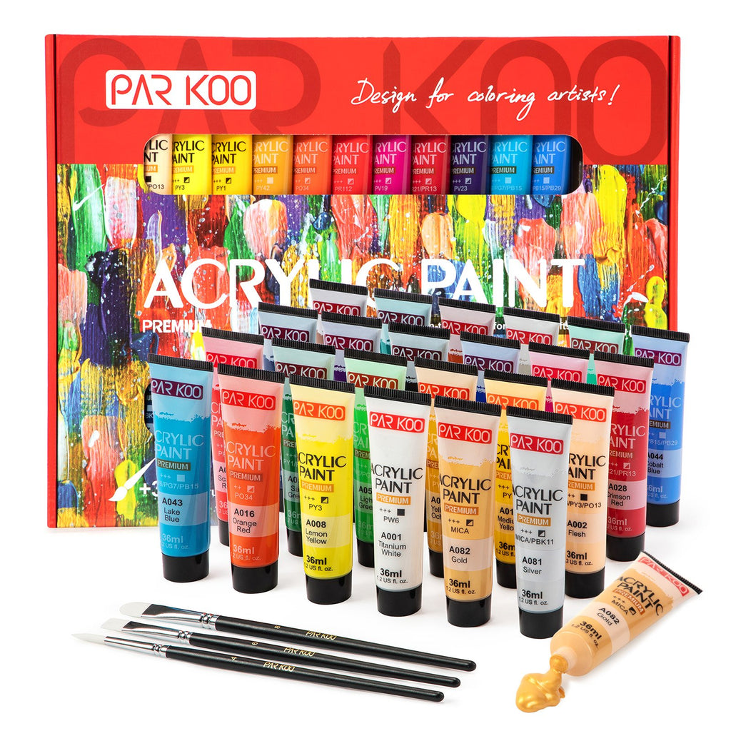 Basic painting kit in acrylic colors Art and craft boutique