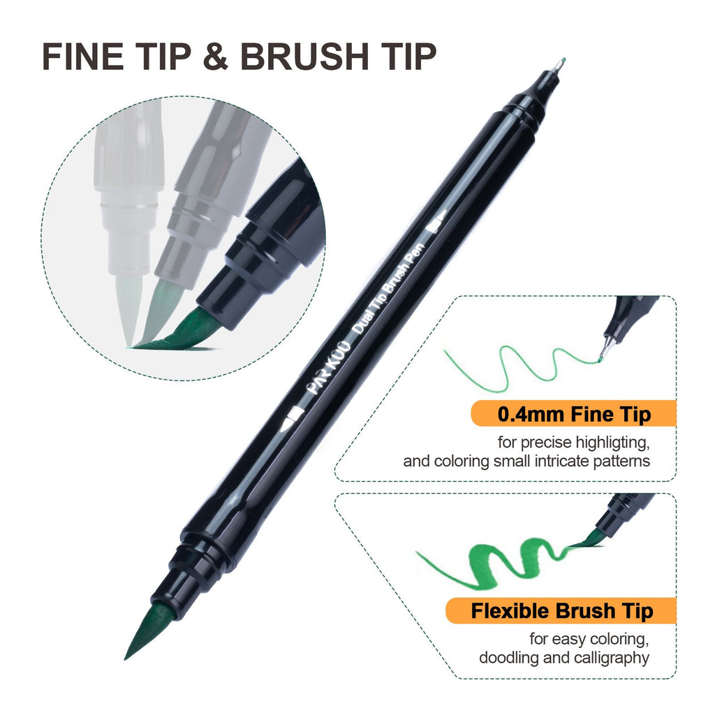 60 Vibrant Colors Journal Pens: Fineliner Pen For Note Taking
