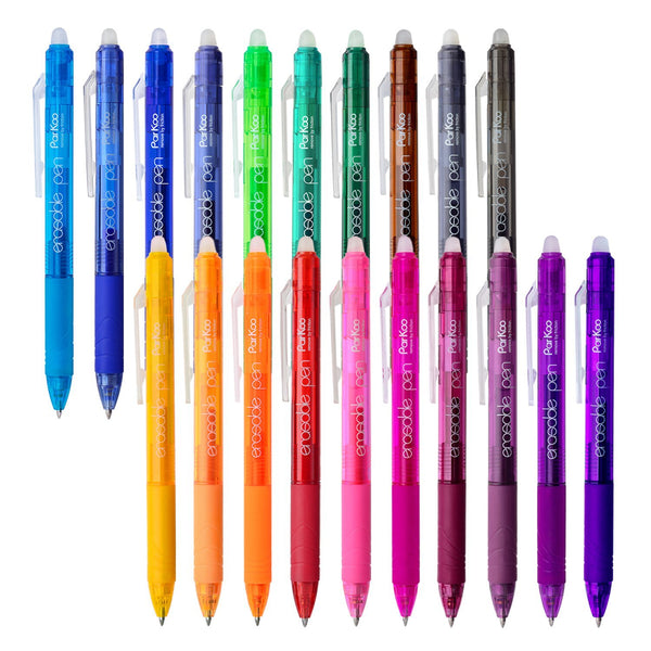 ParKoo Gel Pens Quick Dry Ink Pens Fine Point 0.5mm Retractable Rollin